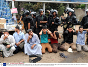 Egyptian security forces clear protest camps loyal to ousted President Mohamed Morsi, Cairo, Egypt - 14 Aug 2013