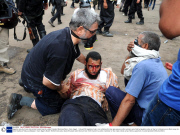 Egyptian security forces clear protest camps loyal to ousted President Mohamed Morsi, Cairo, Egypt - 14 Aug 2013