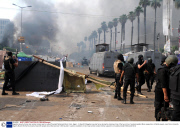 Egyptian security forces clear protest camps loyal to ousted President Mohamed Morsi, Cairo, Egypt - 14 Aug 2013
