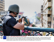 Egyptian security forces clear protest camps loyal to ousted President Mohamed Morsi, Cairo, Egypt - 14 Aug 2013