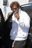 Jason Davis Smoking A Fake Cigarette At A Gas Station 