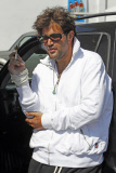 Jason Davis Smoking A Fake Cigarette At A Gas Station 