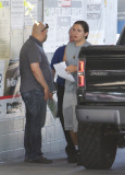 Prince Jackson gets his truck serviced