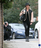 Denise Van Outen out and about, London, Britain - 11 Apr 2013