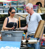 Lucy Liu & New Boyfriend Go Antique Shopping 