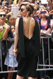 Lady GaGa at the "Good Morning America" Show to unveils her new music video 'Applause' - New York