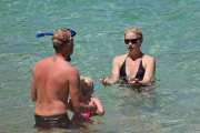 *EXCLUSIVE* WEB OK Christina Applegate and Martyn LeNoble explore the water with Sadie Grace 