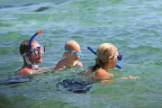 *EXCLUSIVE* WEB OK Christina Applegate and Martyn LeNoble explore the water with Sadie Grace 