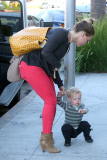 Hilary Duff  and son Luca stop to have breakfast at Nate'n Al - Part 2