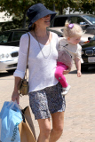 *EXCLUSIVE* Rebecca Gayheart makes it a Family Shopping Day 