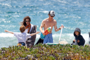*EXCLUSIVE* Julia Roberts makes it a Family Day at the Beach