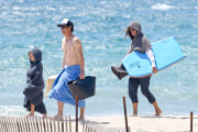 *EXCLUSIVE* Julia Roberts makes it a Family Day at the Beach