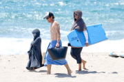 *EXCLUSIVE* Julia Roberts makes it a Family Day at the Beach