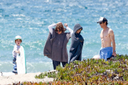 *EXCLUSIVE* Julia Roberts makes it a Family Day at the Beach