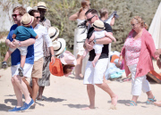 Elton John and David Furnish in Saint Tropez