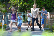 David and Victoria Beckham treat their Kids to the Happiest Place on Earth
