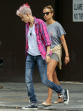 Samantha Ronson Shows Off Edgy New Look While on NY Stroll with Charlotte 