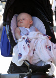 Anna Faris & Family Spend Their Son's 1st Birthday At The Farmers Market 