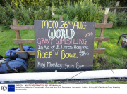 World Gravy Wrestling Championship. Rose and Bowl Pub, Stackshead, Lancashire., Britain - 26 Aug 2013