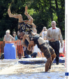 World Gravy Wrestling Championship. Rose and Bowl Pub, Stackshead, Lancashire., Britain - 26 Aug 2013