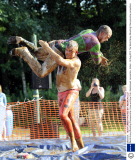 World Gravy Wrestling Championship. Rose and Bowl Pub, Stackshead, Lancashire., Britain - 26 Aug 2013