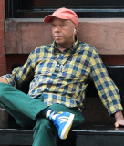 Russell Simmons Chillin In New York 