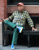 Russell Simmons Chillin In New York 