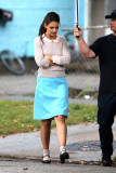 Katie Holmes is "Miss Meadows"