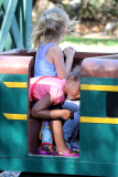 Halle Berry's little girl Nahla is a natural Equestrian