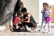 Pregnant Halle Berry and Nahla have a fun outting with friends