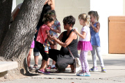 Pregnant Halle Berry and Nahla have a fun outting with friends