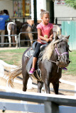 Halle Berry's little girl Nahla is a natural Equestrian