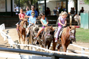 Halle Berry's little girl Nahla is a natural Equestrian