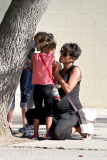 Pregnant Halle Berry and Nahla have a fun outting with friends