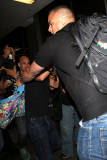 Rihanna makes a dramatic return to LA as bodyguard pushes photographer to ground