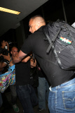 Rihanna makes a dramatic return to LA as bodyguard pushes photographer to ground