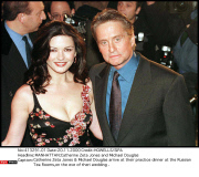 MANHATTAN:Catherine Zeta Jones and Michael Douglas