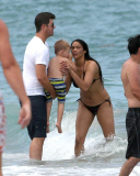Semi-Exclusive... Robin Thicke Enjoys Miami Beach With His Family - NO INTERNET USE WITHOUT PRIOR AGREEMENT 
