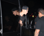 EXCLUSIVE Justin Bieber leaving Toscana Part 2