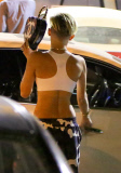 Miley Cyrus leaves High Voltage Tattoo