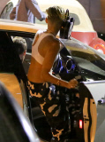 Miley Cyrus leaves High Voltage Tattoo