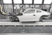 Die Einweihung der Neuen Lackiererei bei Porsche in Stuttgart-Zuffenhausen