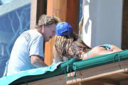 Ryan O'Neal and his son Redmond bond over Labor Day Weekend
