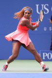 Serena Williams celebrates win over Sloane Stephens at 2013 US Open