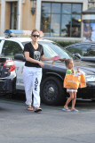*EXCLUSIVE* Jennifer Lopez yanks Emme by her hair to keep her from running in the street - Part 2