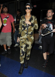 Rihanna Arrives at JFK Airport