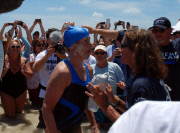 Diana Nyad swims from Cuba to Florida