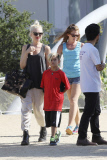Gwen Stefani and the boys head to the LA museum