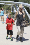 Gwen Stefani and the boys head to the LA museum