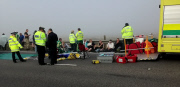 Massenkarambolage mit 100 Fahrzeugen